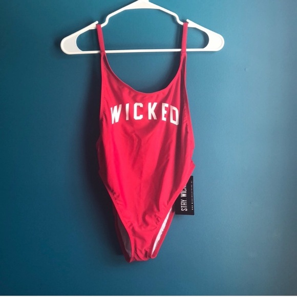 Wicked Clothing Other - Wicked clothing red bathing suit